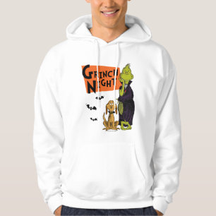 Dr. Seuss   Hallowen Grinch Night Graphic Hoodie