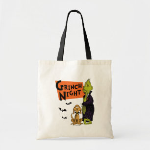Dr. Seuss   Hallowen Grinch Night Graphic Tote Bag