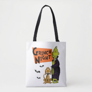 Dr. Seuss   Hallowen Grinch Night Graphic Tote Bag