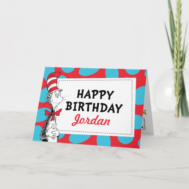 Dr. Seuss | Happy Birthday To You! Card (Front)