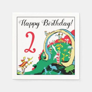 Dr. Seuss Happy Birthday to You Napkin