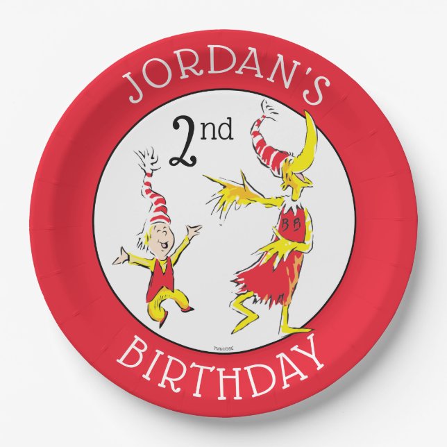 Dr. Seuss | Happy Birthday to You Paper Plate (Front)