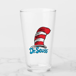 Dr. Seuss Hat Logo Glass