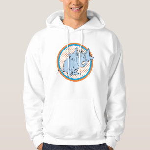 Dr. Seuss Horton Hears A Who Orange Polka Dots Hoodie