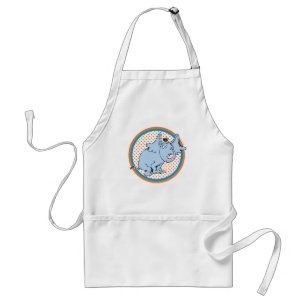 Dr. Seuss Horton Hears A Who Orange Polka Dots Standard Apron