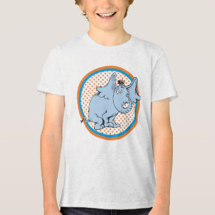 Dr. Seuss Horton Hears A Who Orange Polka Dots Tri-Blend Shirt