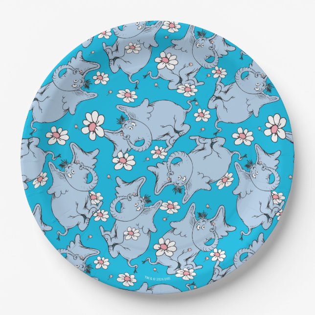 Dr. Seuss Horton Hears a Who Paper Plate (Front)