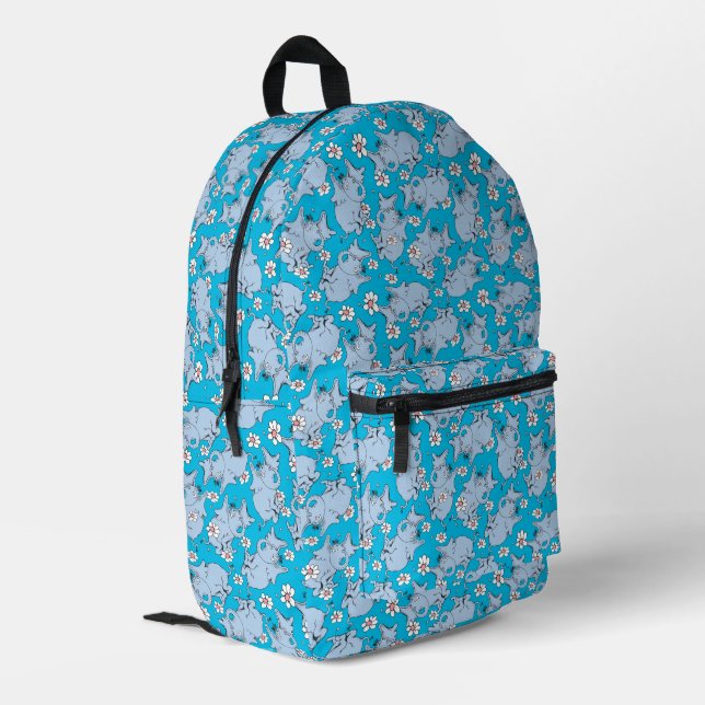 Dr. Seuss Horton Hears a Who Printed Backpack (Back Corner Left)