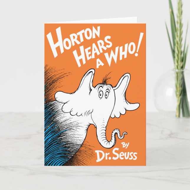 Dr. Seuss | Horton Hears A Who the Book Card (Front)