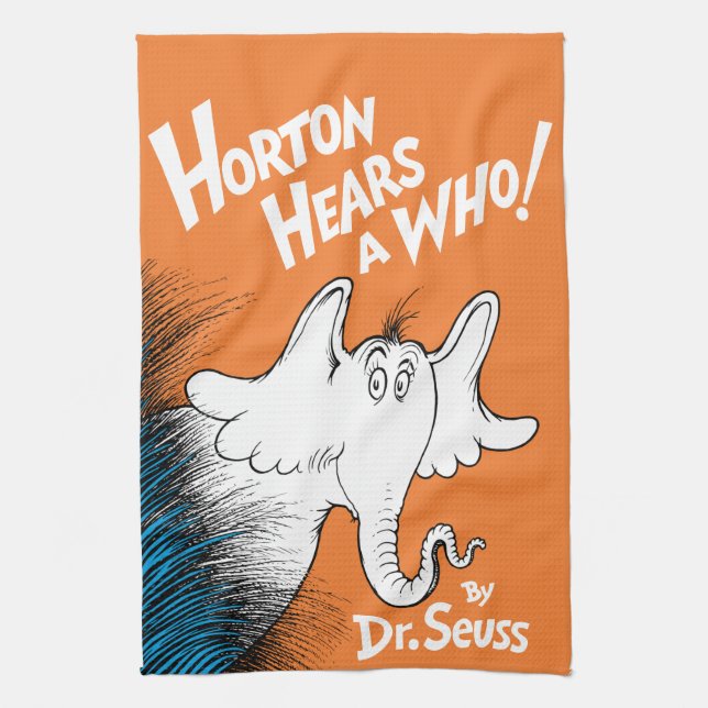 Dr. Seuss | Horton Hears A Who the Book Tea Towel (Vertical)