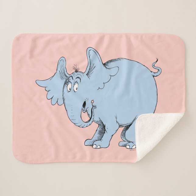 Dr. Seuss | Horton Hears Whos Sherpa Blanket (Front (Horizontal))
