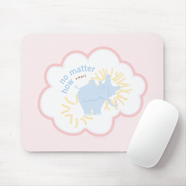 Dr. Seuss Horton | No Matter How Small Mouse Mat (With Mouse)