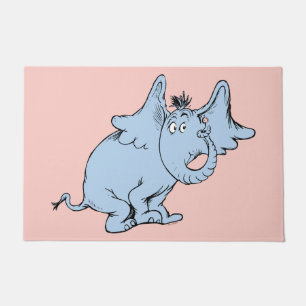 Dr. Seuss   Horton Side Look Doormat