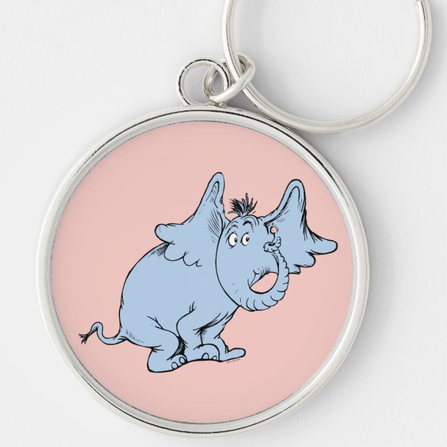 Dr. Seuss | Horton Side Look Key Ring (Front)