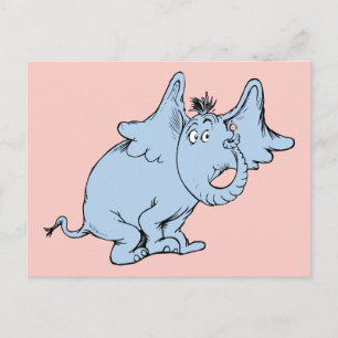 Dr. Seuss Horton Side Look Postcard