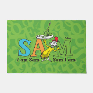Dr. Seuss I Am Sam. Sam I Am. Doormat