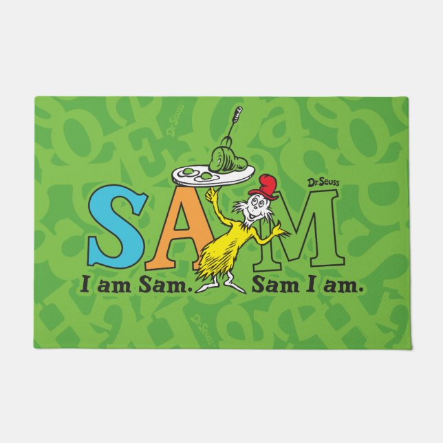 Dr. Seuss | I Am Sam. Sam I Am. Doormat (Front)