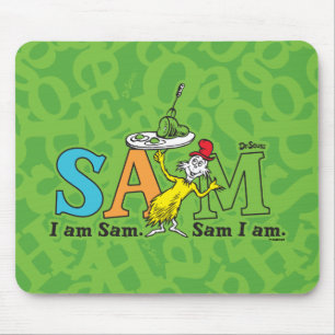Dr. Seuss   I Am Sam. Sam I Am. Mouse Mat