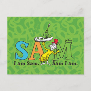 Dr. Seuss   I Am Sam. Sam I Am. Postcard