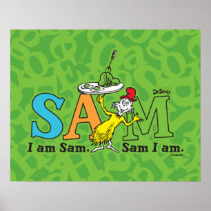 Dr. Seuss   I Am Sam. Sam I Am. Poster