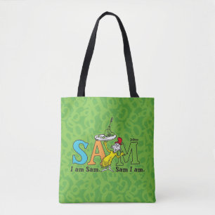 Dr. Seuss   I Am Sam. Sam I Am. Tote Bag