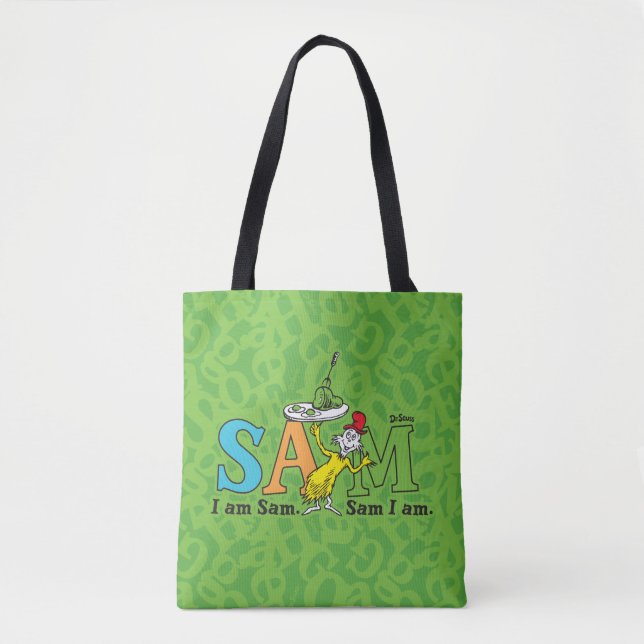 Dr. Seuss | I Am Sam. Sam I Am. Tote Bag (Front)