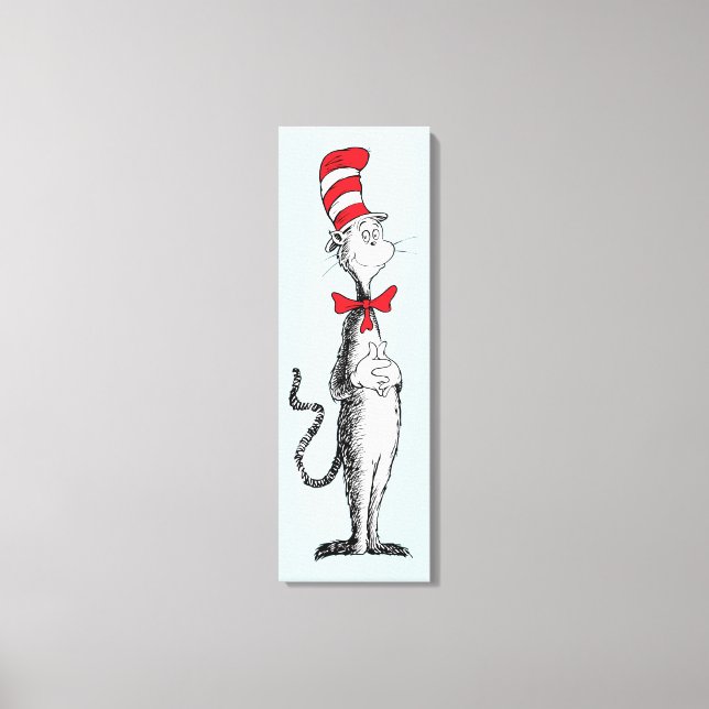 Dr. Seuss I Cat in the Hat Standing Tall Canvas Print (Front)