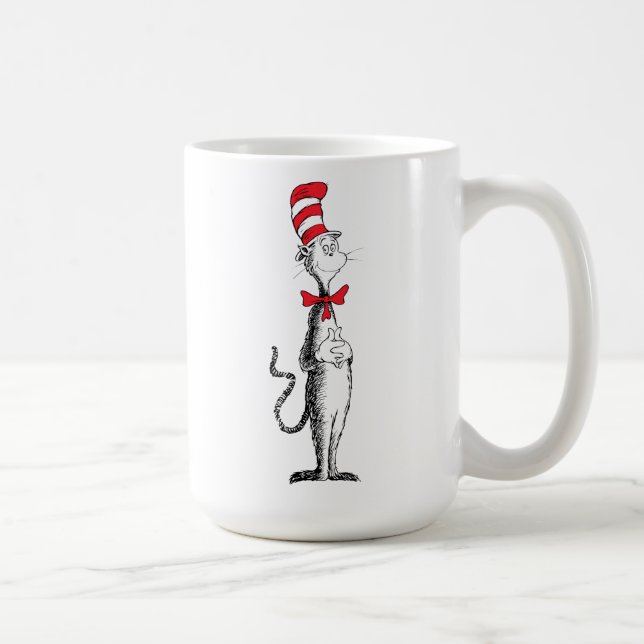 Dr. Seuss I Cat in the Hat Standing Tall Coffee Mug (Right)