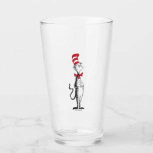 Dr. Seuss I Cat in the Hat Standing Tall Glass