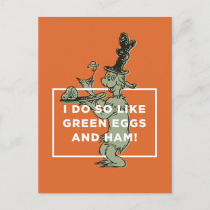 Dr. Seuss   I Do So Like Green Eggs and Ham Postcard