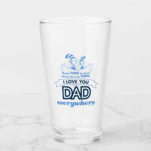 Dr. Seuss I Love You Dad Everywhere Glass
