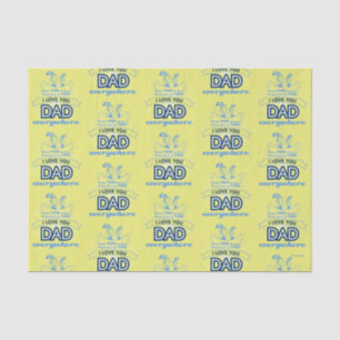 Dr. Seuss   I Love You Dad Everywhere Tissue Paper