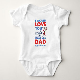 Dr. Seuss   I Love You Dad So Much You See Baby Bodysuit