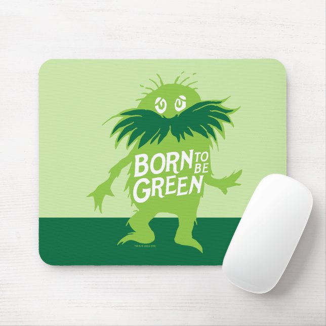 Dr. Seuss | Lorax - Born To Be Green Mouse Mat (With Mouse)