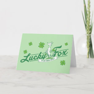 Dr. Seuss   Lucky Fox In His Irish Socks Card