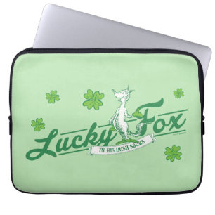 Dr. Seuss   Lucky Fox In His Irish Socks Laptop Sleeve