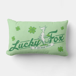 Dr. Seuss Lucky Fox In His Irish Socks Lumbar Cushion