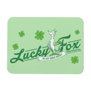 Dr. Seuss   Lucky Fox In His Irish Socks Magnet