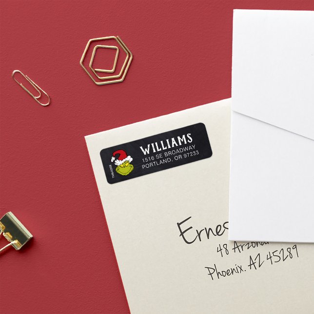 Dr. Seuss | Merry Grinchmas The Grinch Holiday (Label on envelope)