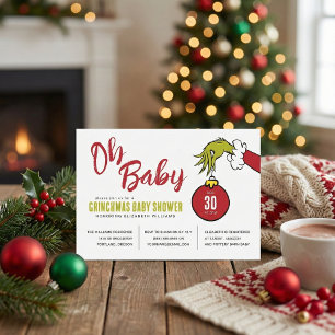 Dr. Seuss Oh Baby Grinch Baby Shower