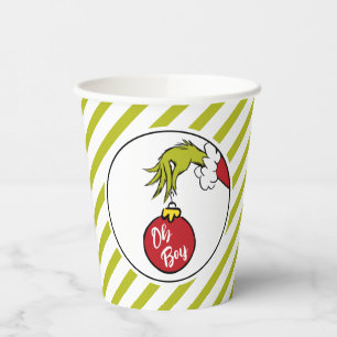 Dr. Seuss   Oh Boy Grinch Baby Shower Paper Cups