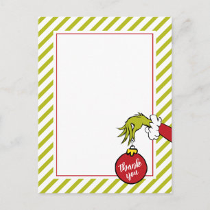 Dr. Seuss   Oh Boy Grinch Baby Shower Thank You Postcard