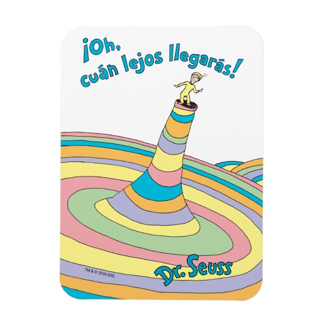 Dr. Seuss | ¡Oh, cuán lejos llegarás! Magnet (Vertical)