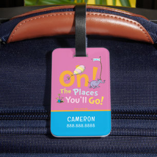 Dr. Seuss   Oh! The Places Parade Luggage Tag