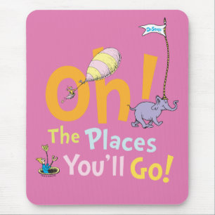 Dr. Seuss Oh! The Places Parade Mouse Mat