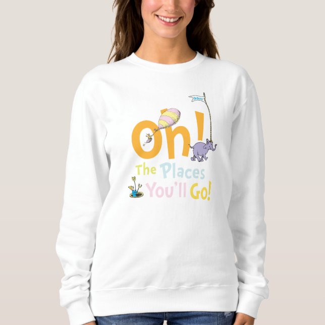 Dr. Seuss | Oh! The Places Parade Sweatshirt (Front)