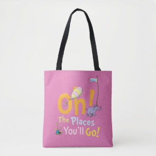 Dr. Seuss   Oh! The Places Parade Tote Bag