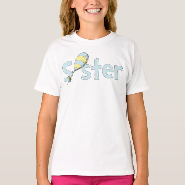 Dr. Seuss Oh The Places You’ll Go Sister T-Shirt (Front)