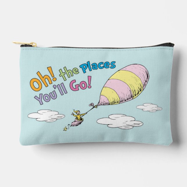 Dr. Seuss | Oh, The Places You'll Go! Accessory Pouch (Front)