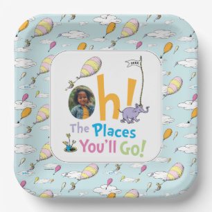 Dr. Seuss   Oh! The Places You'll Go! Graduation Paper Plate